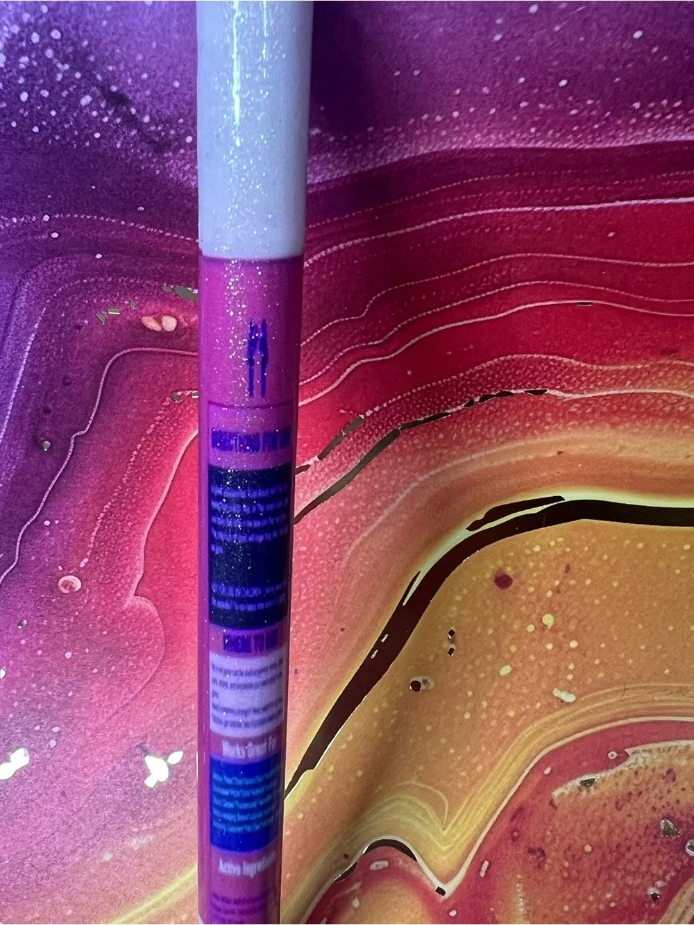 B be gone novelty gel pen. Spray can inspired- Pink